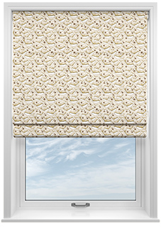 Whaley Great, Big Splash Sand - Roman Blind